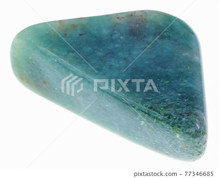 polished fuchsite in verdite gem stone on white polished fuchsite in verdite gem stone on white 77346685