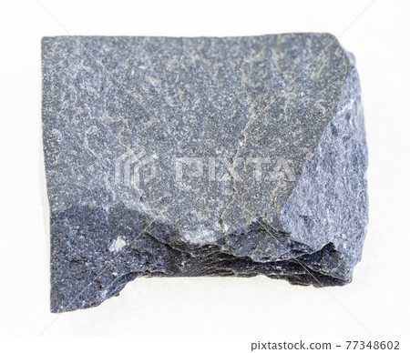 raw Slate stone on white raw Slate stone on white 77348602