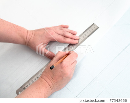 copying pattern layout with pencil and ruler copying pattern layout with pencil and ruler 77348666