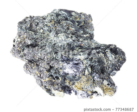 Glaucophane with Molybdenite, Pyrite and Magnetite Glaucophane with Molybdenite, Pyrite and Magnetite 77348687