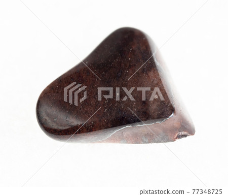 polished jaspilite ( jaspillite) stone on white polished jaspilite ( jaspillite) stone on white 77348725