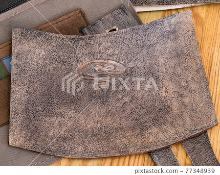 colored carved leather items for handbag colored carved leather items for handbag 77348939