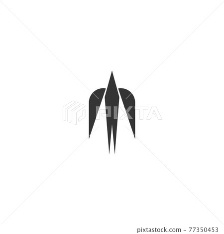 Simple Design of Swift Bird logo icon template... - Stock Illustration ...
