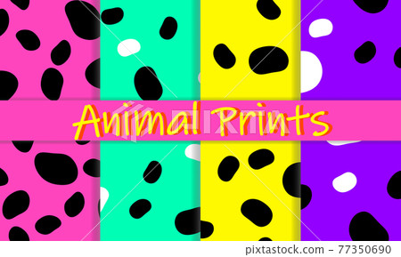 Leopard print design. Animal skin pattern.Vector illustration. Leopard print design. Animal skin pattern.Vector illustration. 77350690