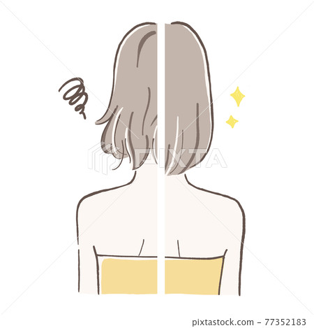 Hair quality improvement before and after bob hair Hair quality improvement before and after bob hair 77352183