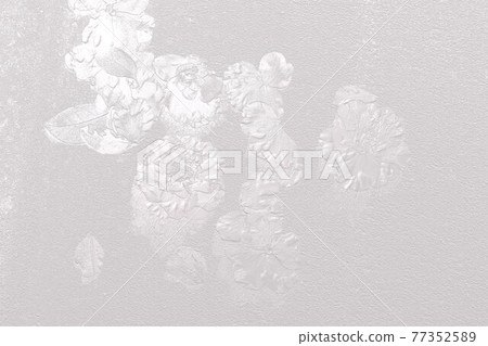 3d 倒在地上的山茶花銀色背景 77352589