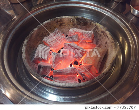 Burning Charcoal Burning Charcoal 77353707