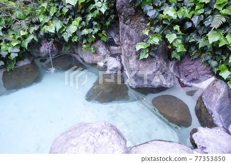 露天浴池、岩石浴、天然溫泉 77353850
