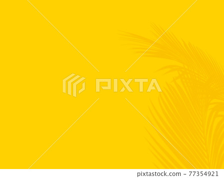 Yellow wall and palm tree silhouette-there are multiple variations 77354921