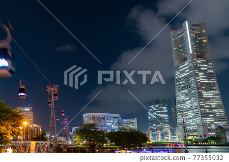 橫濱空中纜車開通的橫濱港未來夜景 77355032