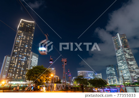 橫濱空中纜車開通的橫濱港未來夜景 77355033