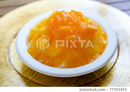 Hawaiian specialty mango shaved ice 77355955