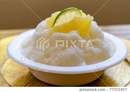 Hawaiian specialty lime shaved ice 77355957