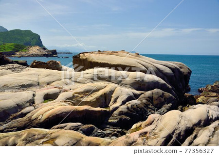 Bitoujiao fishing port style in Ruifang attractions in Taipei, Taiwan 77356327