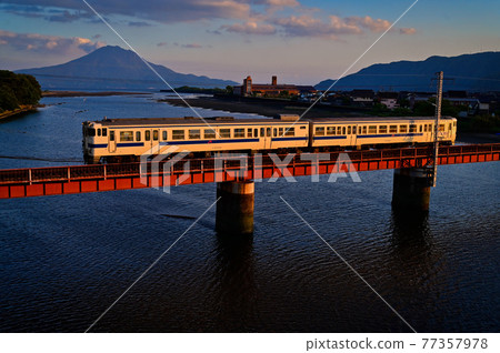 Sakurajima just before sunset Sakurajima just before sunset 77357978