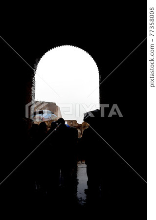 Colosseum in Rome, Italy on a rainy day Colosseum in Rome, Italy on a rainy day 77358008