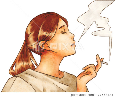 抽煙的女人 抽煙的女人 77358423