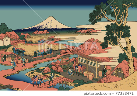 Katsushika Hokusai Image Suruga Katakura Tea Garden Nofuji 77358471