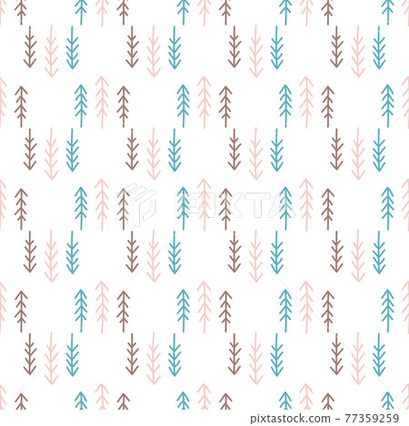 INDIANS FOLK American Native Ethnic Culture Seamless Pattern Vector Illustration For Print INDIANS FOLK American Native Ethnic Culture Seamless Pattern Vector Illustration For Print 77359259