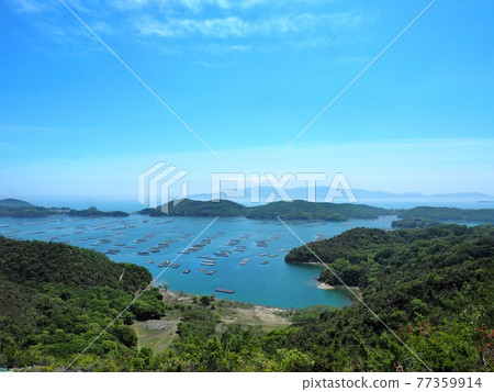 View of Mushimei Bay in early summer 77359914