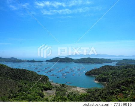 View of Mushimei Bay in early summer 77359916