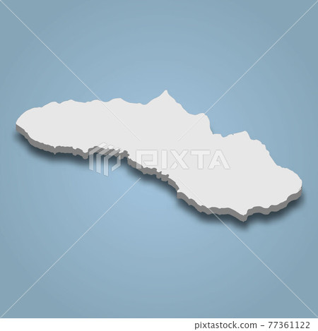 3d isometric map of Sumba is an island in Indonesia 3d isometric map of Sumba is an island in Indonesia 77361122