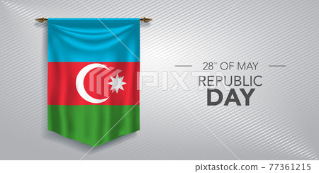 Azerbaijan republic day greeting card, banner, vector illustration Azerbaijan republic day greeting card, banner, vector illustration 77361215