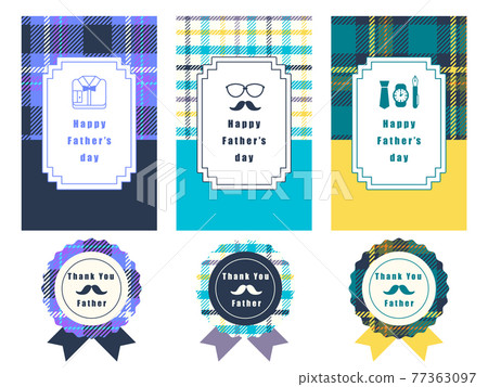 父親節格子設計 77363097