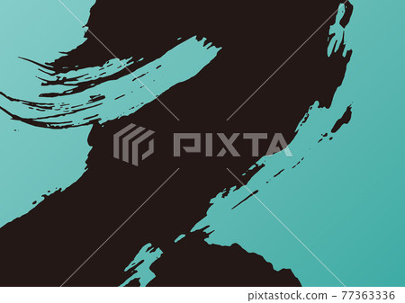 Ink _ brush _ cool _ Japanese style background material Ink _ brush _ cool _ Japanese style background material 77363336