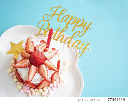 粉碎蛋糕製作你的第一個生日生日蛋糕 77363639