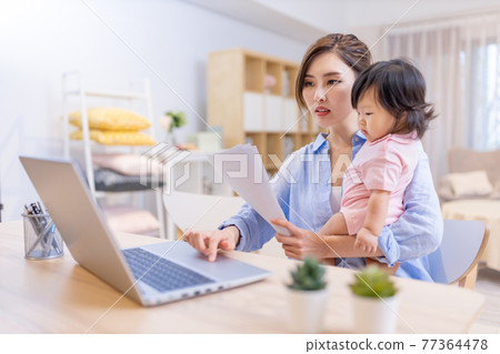 Concept of work from home Concept of work from home 77364478