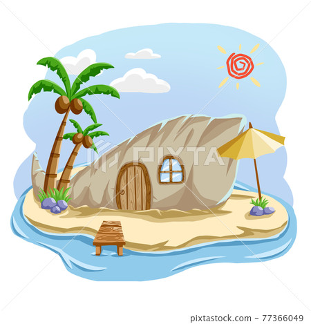 夏季藍天島 77366049