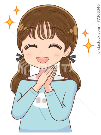 4 Cute Young School Girls Anime Or Manga Icon Image Vector Illustration  Design Royalty Free SVG, Cliparts, Vectors, and Stock Illustration. Image  76150370.