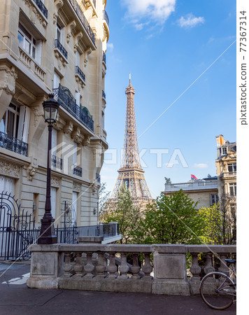 Paris, France: View of the Eiffel Tower from the Avenue de Camoe Paris, France: View of the Eiffel Tower from the Avenue de Camoe 77367314