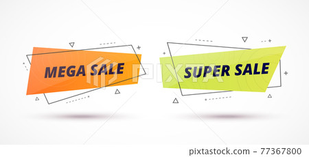 Sale Banners Set 77367800