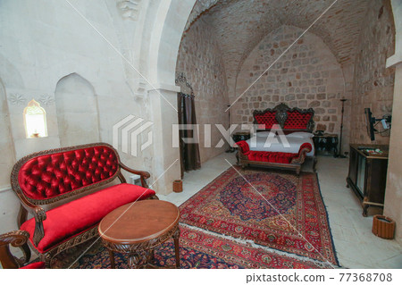 Turkish hotel bedroom 77368708