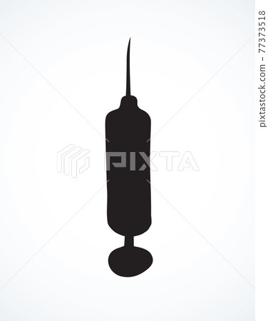 Syringe. Vector drawing 77373518