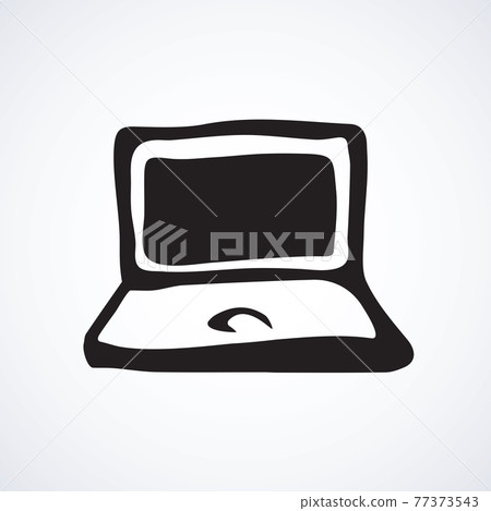 Notebook. Vector symbol - Stock Illustration [77373543] - PIXTA