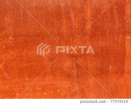 Corroded metal background. Rusty metal background with streaks of rust. Rust stains. Rystycorrosion. 77374519