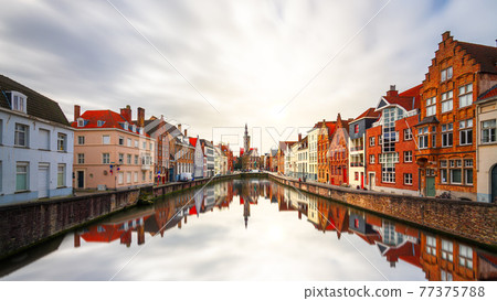 Bruges, Belgium Historic Canals 77375788