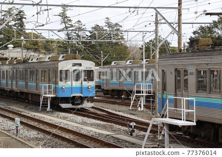 Izukogen's train area and 8000 series train 77376014
