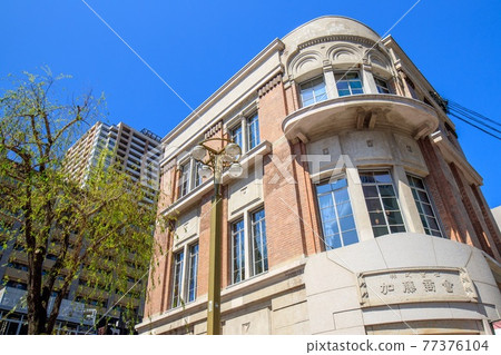 Exterior of the former Kato Shokai Building in Nayabashi, Nagoya 77376104