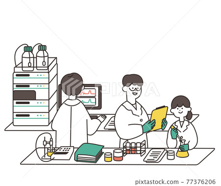 Male and female researchers under study 3 Male and female researchers under study 3 77376206