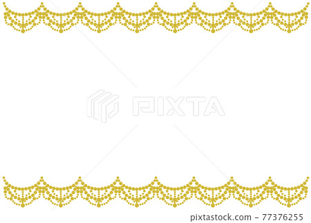 Octagonal jewel decoration frame illustration 77376255