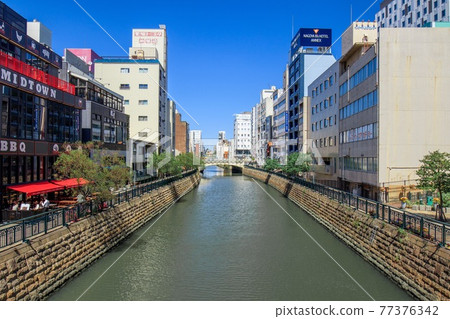 從名古屋納屋橋到堀川天滿橋的風景 從名古屋納屋橋到堀川天滿橋的風景 77376342