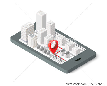 3d map isometric city 3d map isometric city 77377653