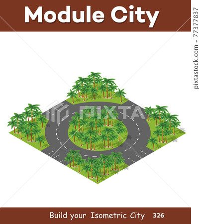 Isometric 3d Trees Forest Nature 77377837