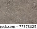 Gray stone background closeup, concrete texture 77378825
