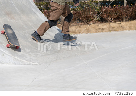 [Failure to practice skateboarding at Aikawa Skate Park] 77381289