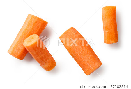pieces of carrot pieces of carrot 77382814